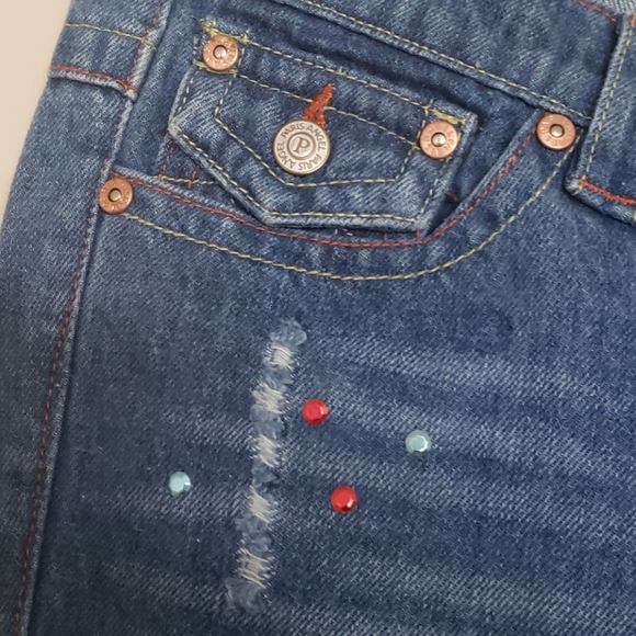 Flared Jeans with Colored Sequins - Picture 3 of 8